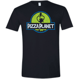 T-Shirts Black / X-Small Pizza Planet Men's Semi-Fitted Softstyle