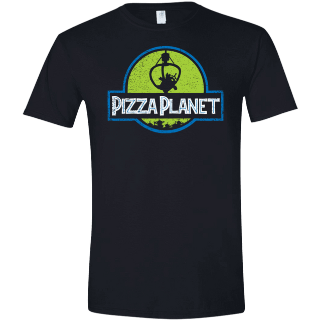T-Shirts Black / X-Small Pizza Planet Men's Semi-Fitted Softstyle
