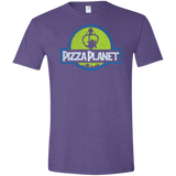 T-Shirts Heather Purple / S Pizza Planet Men's Semi-Fitted Softstyle