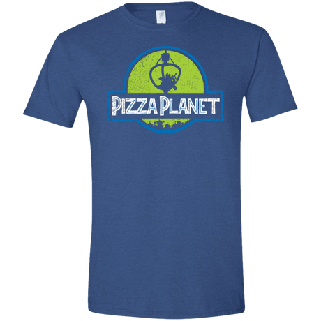 T-Shirts Heather Royal / X-Small Pizza Planet Men's Semi-Fitted Softstyle