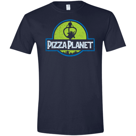 T-Shirts Navy / X-Small Pizza Planet Men's Semi-Fitted Softstyle