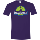T-Shirts Purple / S Pizza Planet Men's Semi-Fitted Softstyle