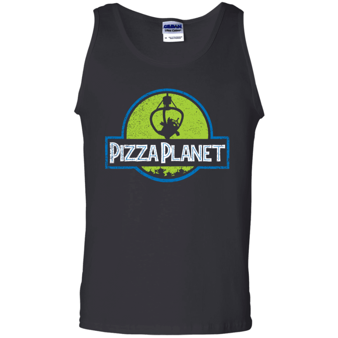 T-Shirts Black / S Pizza Planet Men's Tank Top