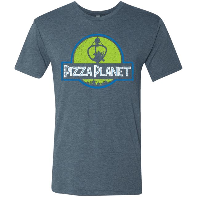 T-Shirts Indigo / S Pizza Planet Men's Triblend T-Shirt