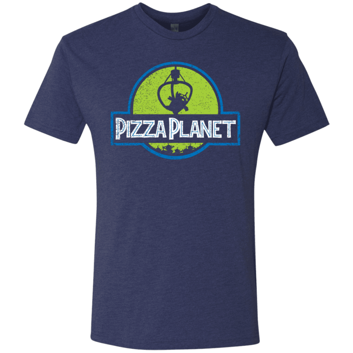 T-Shirts Vintage Navy / S Pizza Planet Men's Triblend T-Shirt