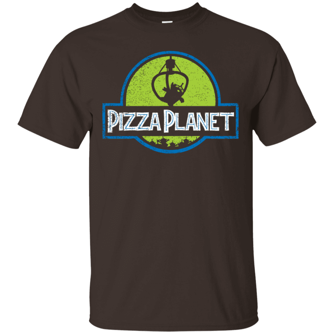 T-Shirts Dark Chocolate / S Pizza Planet T-Shirt