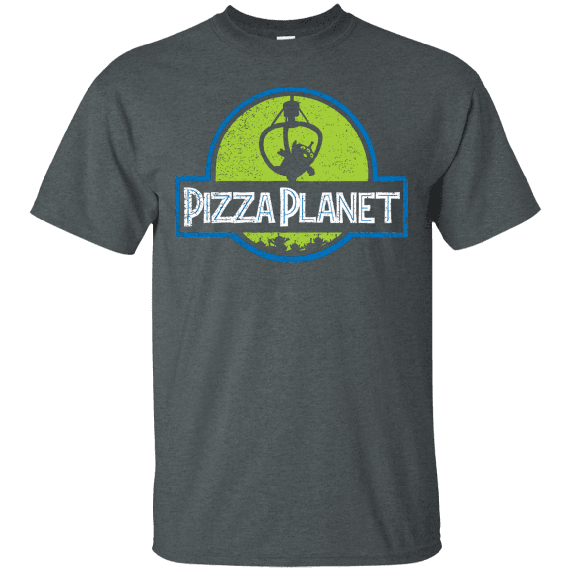 T-Shirts Dark Heather / S Pizza Planet T-Shirt