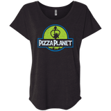T-Shirts Vintage Black / X-Small Pizza Planet Triblend Dolman Sleeve