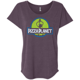 T-Shirts Vintage Purple / X-Small Pizza Planet Triblend Dolman Sleeve