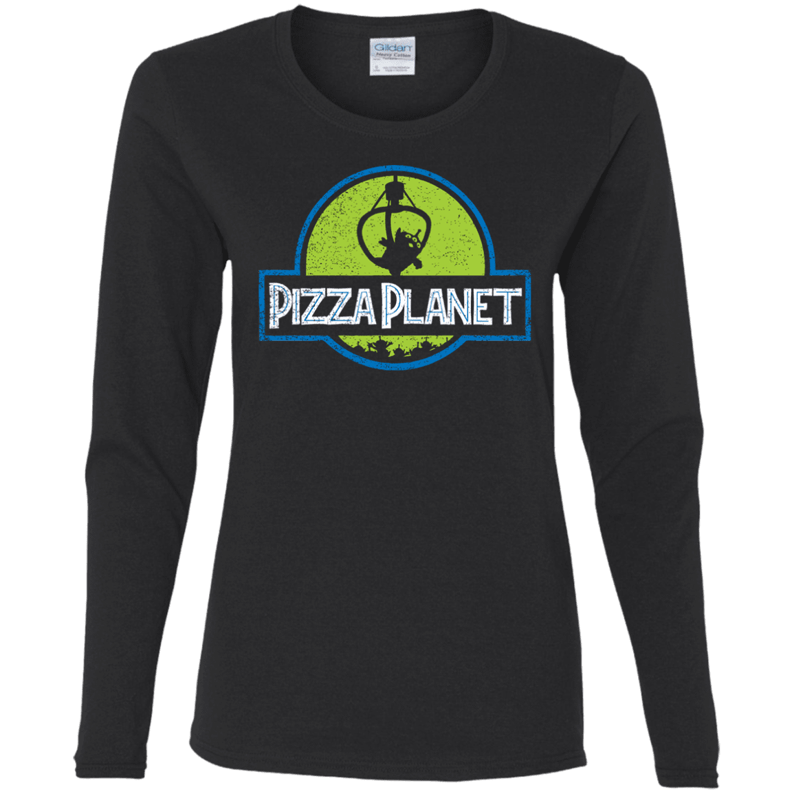 T-Shirts Black / S Pizza Planet Women's Long Sleeve T-Shirt