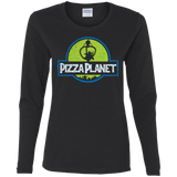 T-Shirts Black / S Pizza Planet Women's Long Sleeve T-Shirt