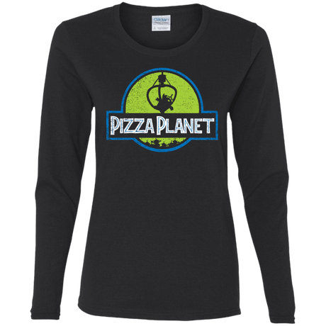 T-Shirts Black / S Pizza Planet Women's Long Sleeve T-Shirt