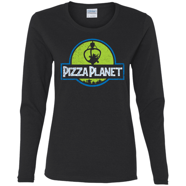 T-Shirts Black / S Pizza Planet Women's Long Sleeve T-Shirt