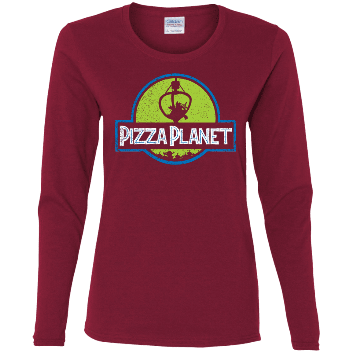 T-Shirts Cardinal / S Pizza Planet Women's Long Sleeve T-Shirt