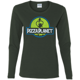 T-Shirts Forest / S Pizza Planet Women's Long Sleeve T-Shirt