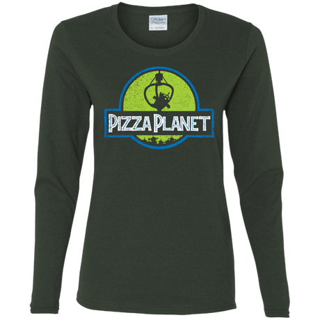 T-Shirts Forest / S Pizza Planet Women's Long Sleeve T-Shirt