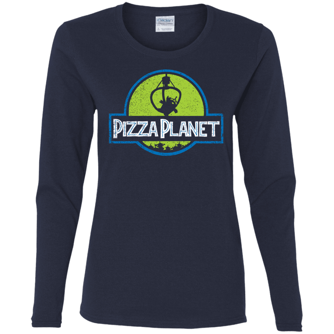 T-Shirts Navy / S Pizza Planet Women's Long Sleeve T-Shirt