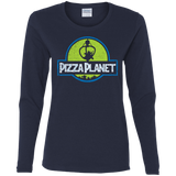 T-Shirts Navy / S Pizza Planet Women's Long Sleeve T-Shirt