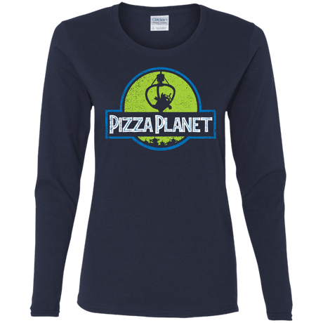 T-Shirts Navy / S Pizza Planet Women's Long Sleeve T-Shirt