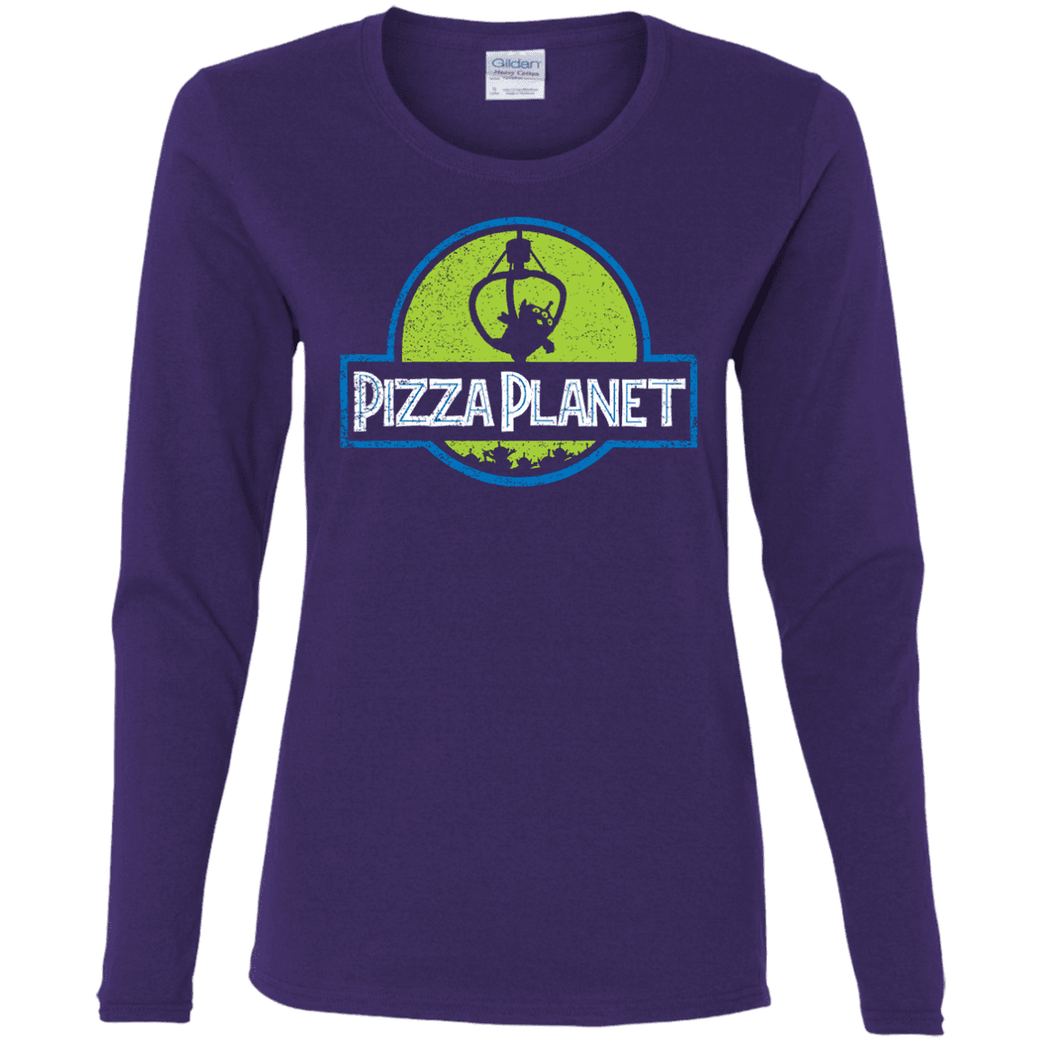 T-Shirts Purple / S Pizza Planet Women's Long Sleeve T-Shirt