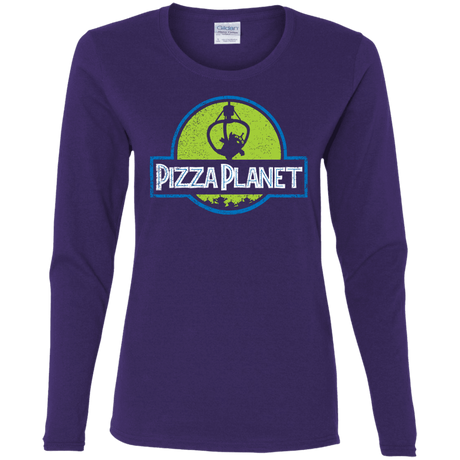 T-Shirts Purple / S Pizza Planet Women's Long Sleeve T-Shirt