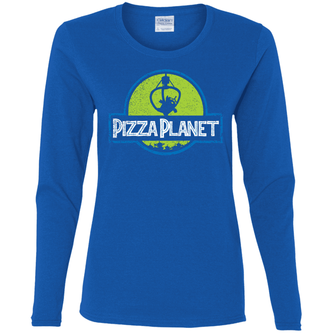 T-Shirts Royal / S Pizza Planet Women's Long Sleeve T-Shirt