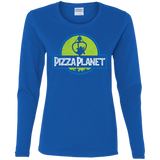 T-Shirts Royal / S Pizza Planet Women's Long Sleeve T-Shirt