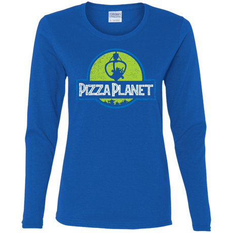 T-Shirts Royal / S Pizza Planet Women's Long Sleeve T-Shirt