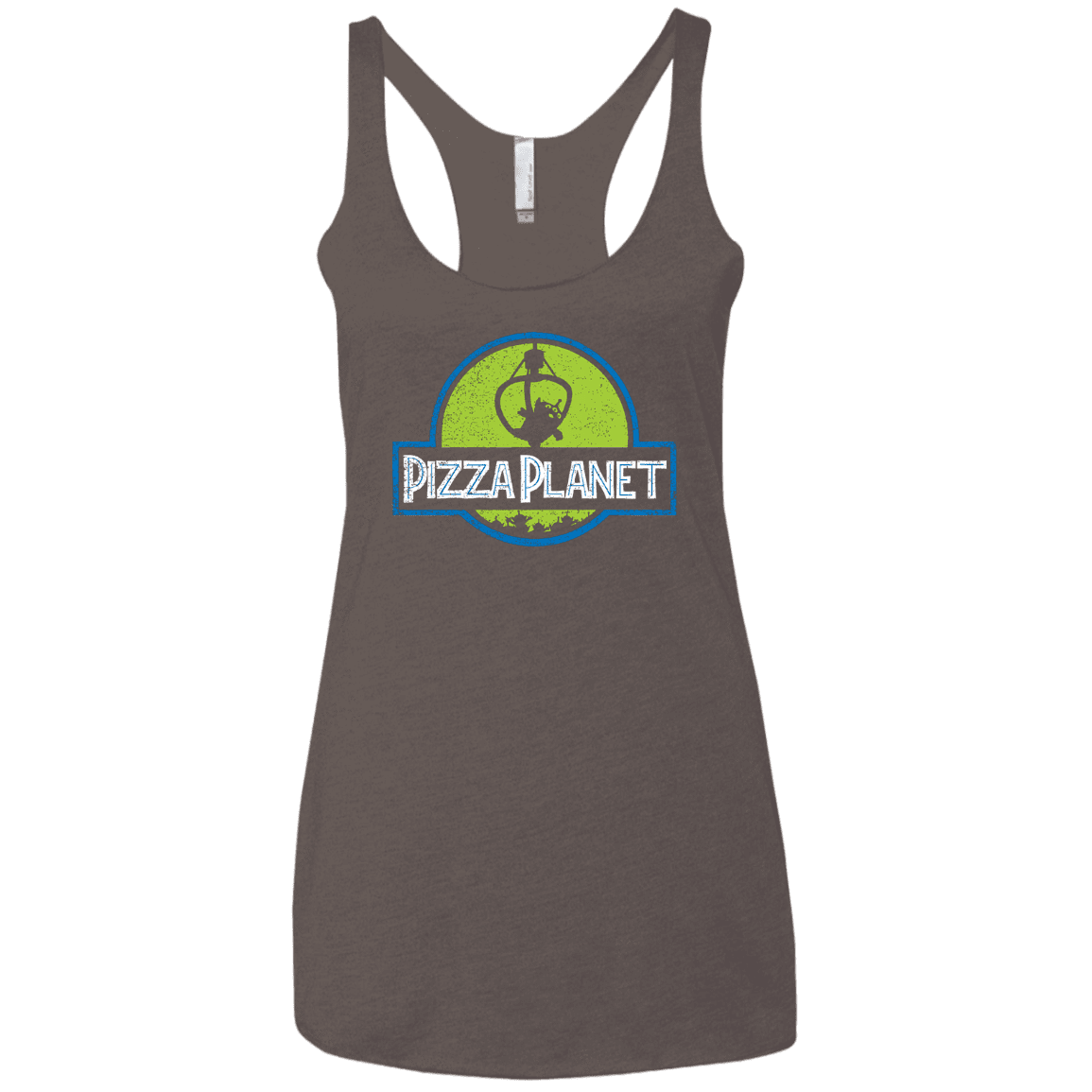 T-Shirts Macchiato / X-Small Pizza Planet Women's Triblend Racerback Tank