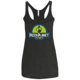 T-Shirts Vintage Black / X-Small Pizza Planet Women's Triblend Racerback Tank