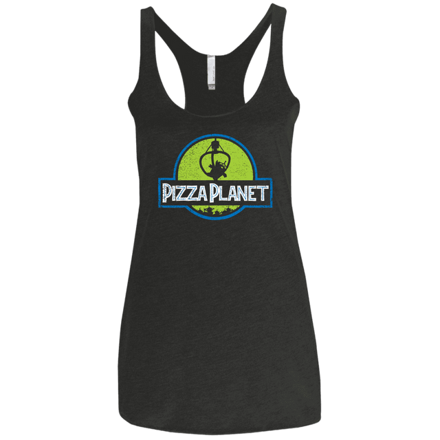 T-Shirts Vintage Black / X-Small Pizza Planet Women's Triblend Racerback Tank