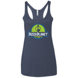 T-Shirts Vintage Navy / X-Small Pizza Planet Women's Triblend Racerback Tank