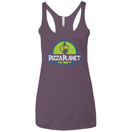 T-Shirts Vintage Purple / X-Small Pizza Planet Women's Triblend Racerback Tank