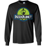 T-Shirts Black / YS Pizza Planet Youth Long Sleeve T-Shirt