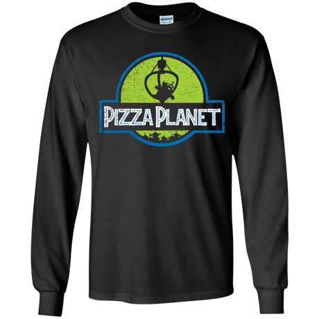 T-Shirts Black / YS Pizza Planet Youth Long Sleeve T-Shirt