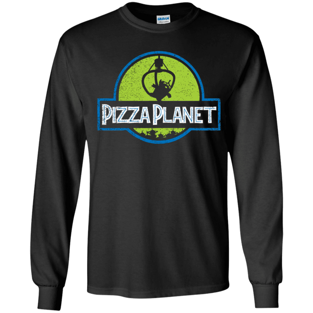 T-Shirts Black / YS Pizza Planet Youth Long Sleeve T-Shirt