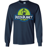 T-Shirts Navy / YS Pizza Planet Youth Long Sleeve T-Shirt