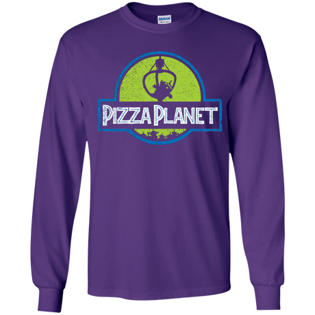 T-Shirts Purple / YS Pizza Planet Youth Long Sleeve T-Shirt