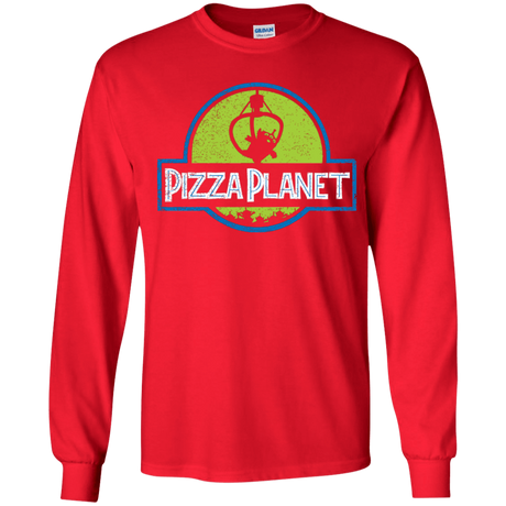 T-Shirts Red / YS Pizza Planet Youth Long Sleeve T-Shirt