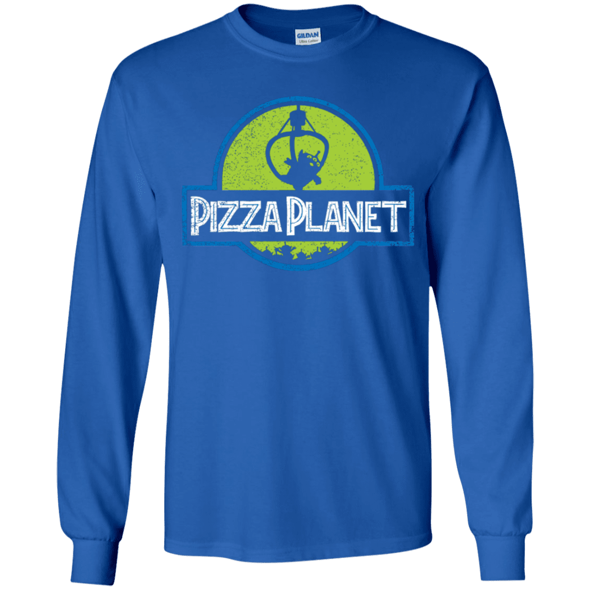 T-Shirts Royal / YS Pizza Planet Youth Long Sleeve T-Shirt