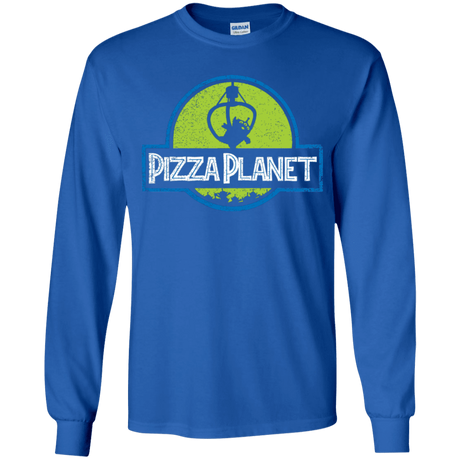 T-Shirts Royal / YS Pizza Planet Youth Long Sleeve T-Shirt