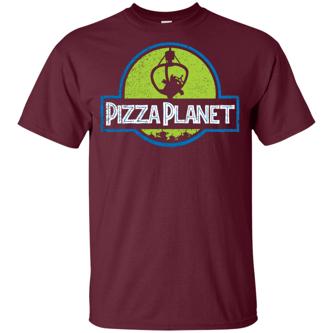 T-Shirts Maroon / YXS Pizza Planet Youth T-Shirt