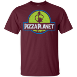 T-Shirts Maroon / YXS Pizza Planet Youth T-Shirt