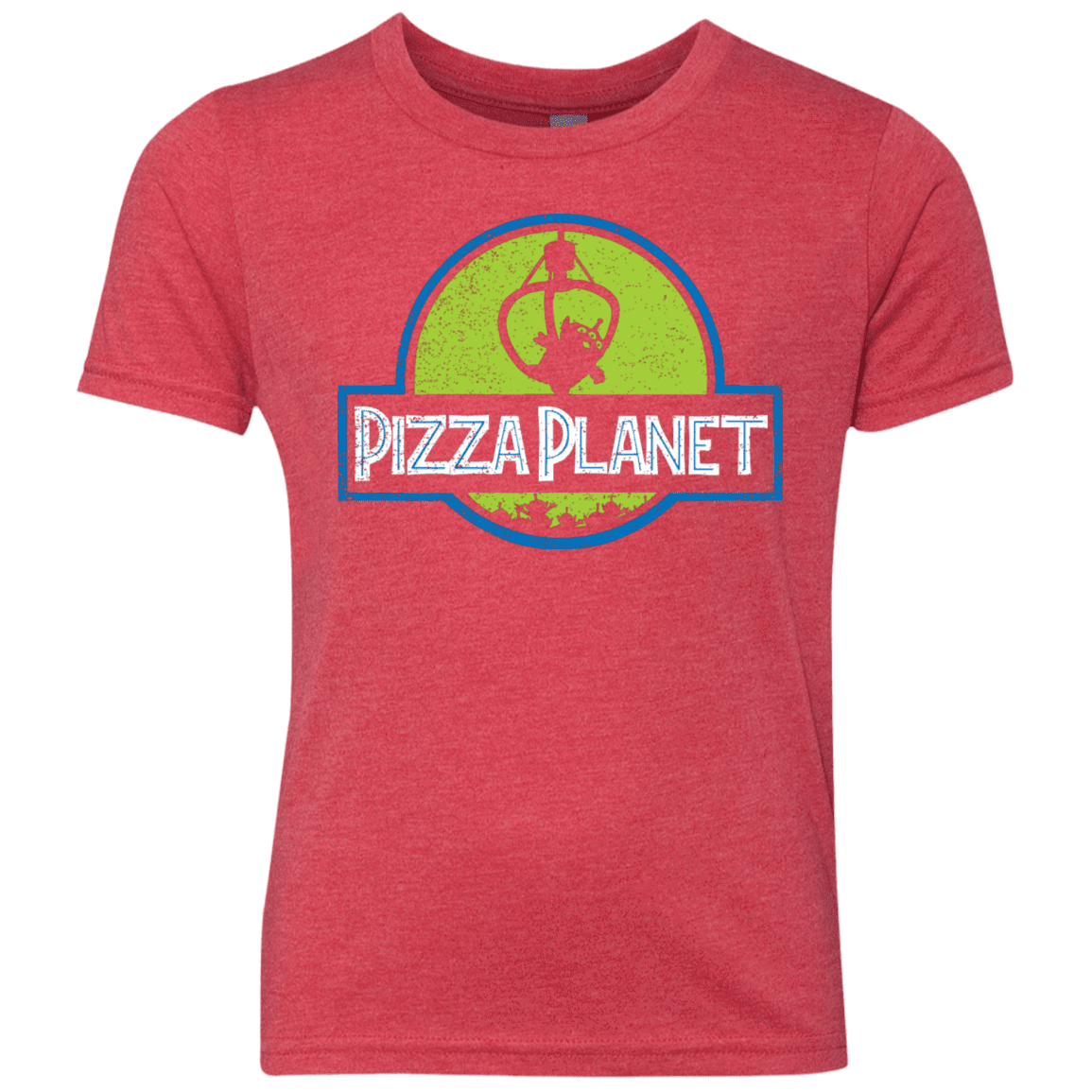 T-Shirts Vintage Red / YXS Pizza Planet Youth Triblend T-Shirt