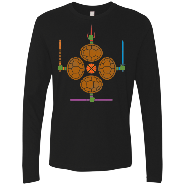 T-Shirts Black / Small Pizza Protection Men's Premium Long Sleeve