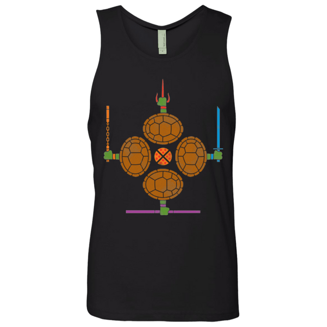 T-Shirts Black / Small Pizza Protection Men's Premium Tank Top