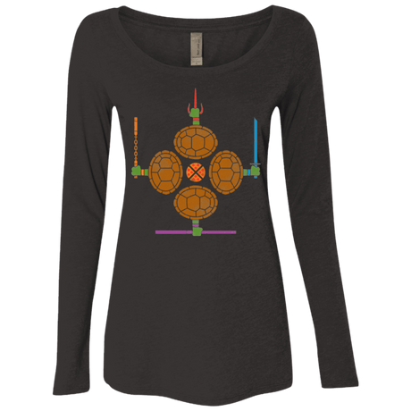 T-Shirts Vintage Black / Small Pizza Protection Women's Triblend Long Sleeve Shirt