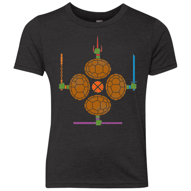 T-Shirts Vintage Black / YXS Pizza Protection Youth Triblend T-Shirt