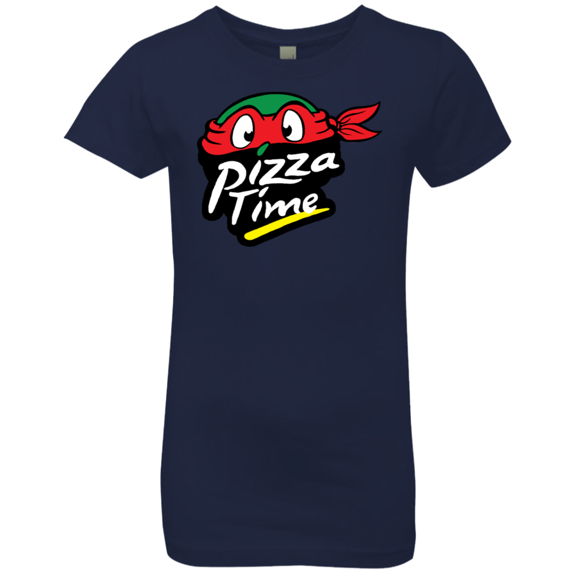 T-Shirts Midnight Navy / YXS Pizza Time Girls Premium T-Shirt