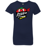 T-Shirts Midnight Navy / YXS Pizza Time Girls Premium T-Shirt
